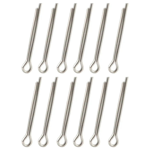 12 Pack Marine Propeller Cotter Pins Stainless Steel 304 Durable Replacement For Suzuki Outboard Motors And Evinrude Johnson Yamaha Boats