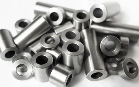 Assorted Steel Spacer 1 Inch OD x 1/2 Inch ID Round Unthreaded Standoff Bushing 2 Inch Length 5 Pack for 1/2 or M12 Bolts