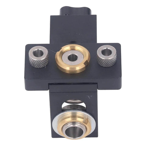 Dowel Jig Drill Guide Kit For Woodworking And Furniture Assembly, Pro Grade Aluminum Alloy Drill Guides with visible clamps