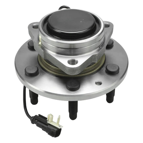 RWD Front Wheel Bearing Hubs Replacement Kit For Chevy Silverado 1500 GMC Sierra 1500 Tahoe Suburban Yukon XL Escalade ESV Cadillac Direct Fit Two Pack Hubs close-up