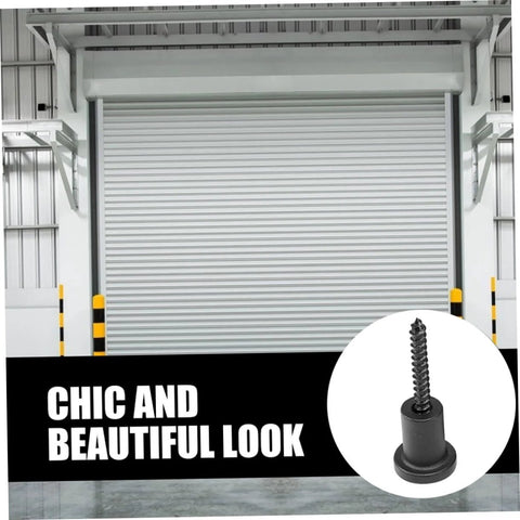 Sliding Barn Door Track Spacers And Wall Stopper Kit for Easy Installation with heavy duty barn door hardware, close-up inset.