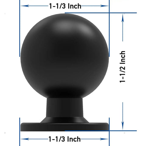 Matte Black Cabinet Knobs Four Pack With Wide Backplates Large Ball Knobs For Bi Fold Closet Doors Kitchen Cabinets And Dresser Drawers Tall Heavy Duty Furniture Pulls Renovation Friendly Backplate Covers Old Screw Holes