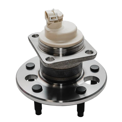 Close-up of Pair Rear Wheel Bearing And Hub Assembly For Fwd Chevy Impala Monte Carlo Buick Allure Regal Lacrosse Pontiac Aztek