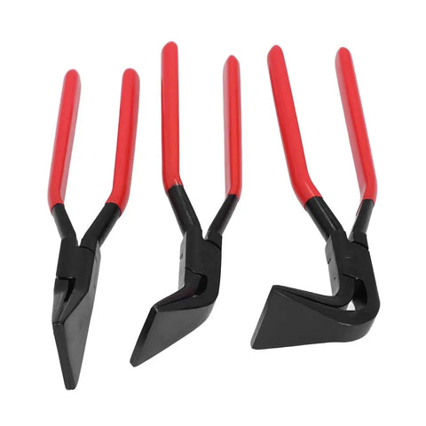 Beefy Heavy Duty Metal Bending Pliers Hand Seamer with three jaw sizes for precise bending of sheet metal in automotive and HVAC projects