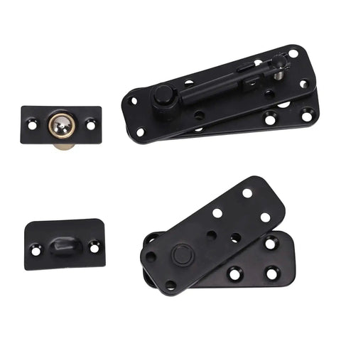 Concealed Pivot Door Hinge Set 570Lb Load Bearing 360 Degree Silent Rotation Heavy Duty Stainless Steel Hardware includes screws and ball joint