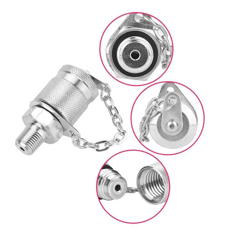 Heavy Duty 63 MPa 630 Bar Hydraulic Pressure Test Coupling Kit For Construction Machinery G1/8 Thread Carbon Steel Parts