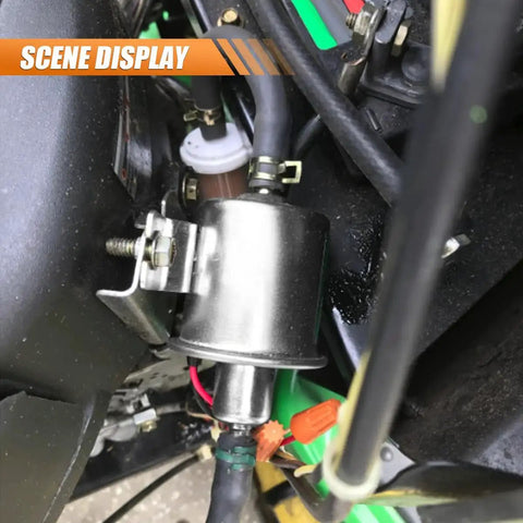 Installed 12 Volt Inline Fuel Pump For Gas And Diesel Engines, The Go-To Low-Pressure Transfer Pump, 3 To 6 PSI, 80 To 100 Liters Per Hour
