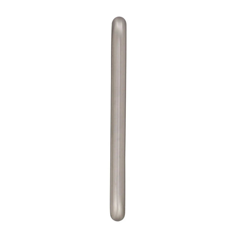 Side view of Brushed Chrome Cabinet Pull 4 Inch Center to Center Contemporary Style Everyday Heritage Drawer Pull