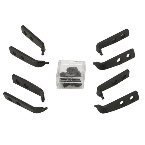 Snap Ring Pliers Set 2 Piece External And Internal Circlip Pliers With Straight 45 Degree And 90 Degree Tips, black tips and box