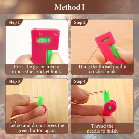 Step-by-step guide for using Automatic Needle Threader for Hand Sewing and Embroidery Must Have 2025 Upgraded Threading Device