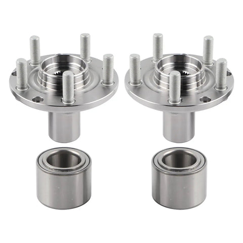 Front Wheel Hub Bearing Assembly Pair For Subaru Impreza Forester Legacy Fits Most 1993 To 2007 Impreza AWD Models And 1998 To 2008 Forester Replaces BR930577K 28016FA000 28016AA020
