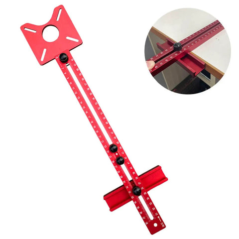 4 In 1 Router Milling Groove Bracket Kit With Aluminum Alloy Circle Cutting Jig For Cabinet Projects, Pro Grade Router Tool Accessory