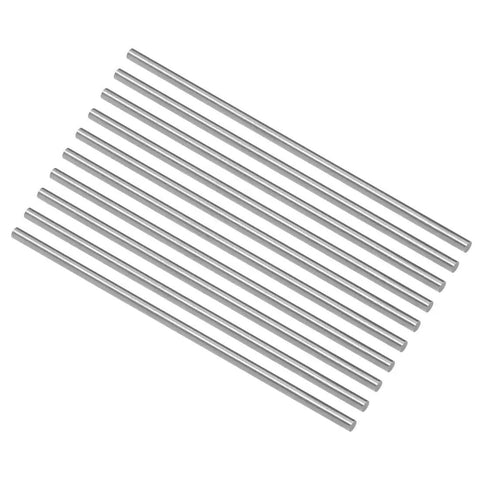 10 Pack 3mm By 100mm High Speed Steel Round Rods For Lathe Bar Stock Machining Drill Milling Boring And DIY Craft Projects Durable HSS