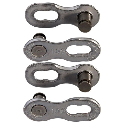 Four EPT MissingLink Joining Links for 10 Speed Chains, 2 Pairs 4 Quick Release Links, Reusable Anti Rust Technology, Salt Spray Tested 650 Hours