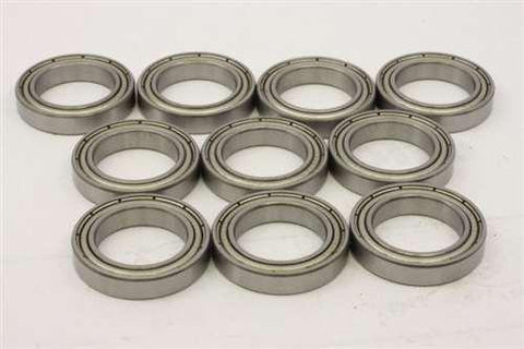 61800ZZ 10x19x5 Shielded ABEC-5 Bearing Pack of 10 - VXB Ball Bearings