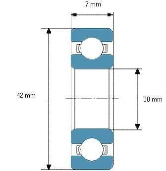 61806 Open Ball Bearing