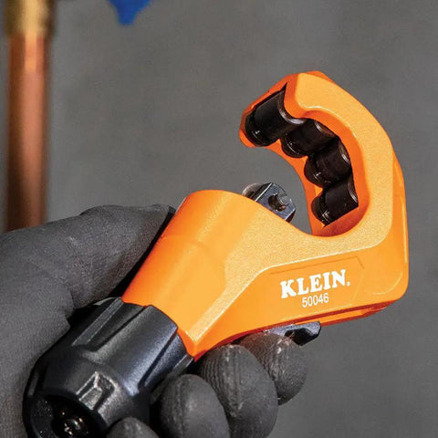 Close-up of Constant Swing Workhorse Tubing Cutter For Copper And Aluminum One Eighth To One And Three Eighths Inch