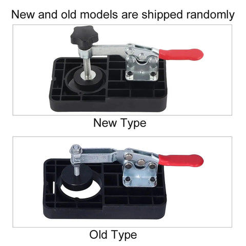 35mm Hinge Boring Jig Kit For Precise Door And Cabinet Hinge Installation, 1.4 Inch Woodworking Drill Guide, Pro Grade ABS And Alloy Steel Locator Set With Quick Clamp And Replacement Drill Sleeves For Fast And Accurate Mounting