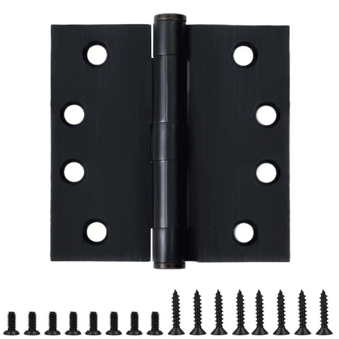 3 Pack Oil Rubbed Bronze 4.5 Inch Heavy Duty Commercial Door Hinges with screws, full mortise, interior exterior use