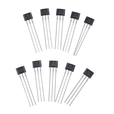 Set Of 10 Hall Effect Linear Sensors For Pro Grade Proximity And Position Sensing With Linear Voltage Output Proportional To Magnetic Field Strength High Precision Hall Sensor Array