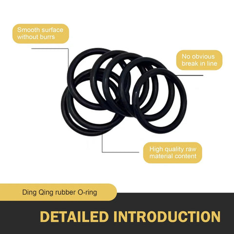 Premium O Ring Kit For Every Fix For DIYers And Pros with smooth surface nitrile rubber O-rings for repair use