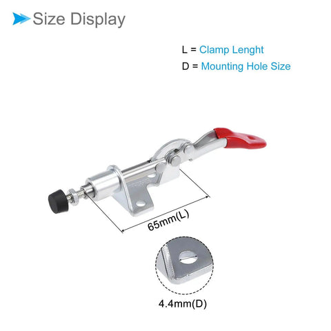 Heavy Duty Toggle Clamp 99 Lbs Holding Capacity Push Pull Action Quick Release Down Clamp For Woodworking Zinc Plated Carbon Steel