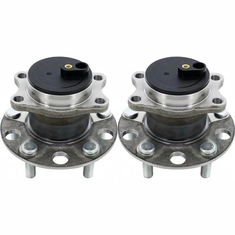 Rear Wheel Bearing And Hub Assembly 2 Pack For Lancer 2008 Through 2015 Direct Fit Ready To Install, front view