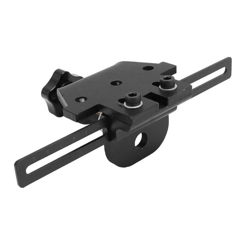 3 in 1 Dowel Jig Kit Built Tough With Adjustable High Carbon Steel Center Block For Precision Woodworking, side view