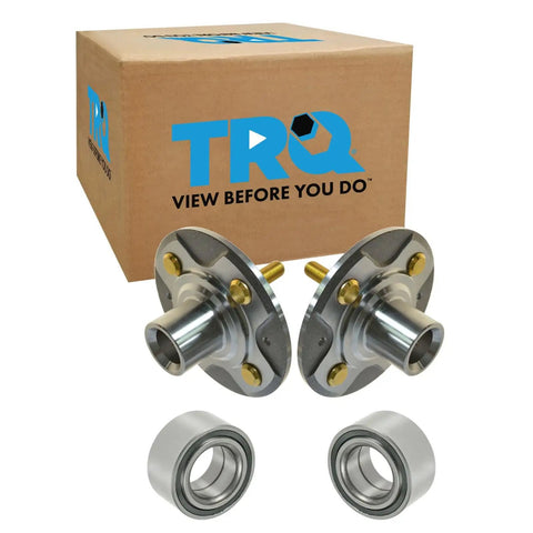 2 Piece Front Wheel Bearing And Hub Kit For Honda Civic 2001 Through 2005 Direct Fit Replacement Includes 2 Front Bearings And 2 Front Hubs For A Smooth Quiet Ride No Hassle Install