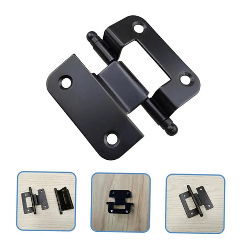 10 Pack Cabinet Door Hinges Durable Replacement Hinges for Home Use with High Load Bearing Capacity Smooth Surface