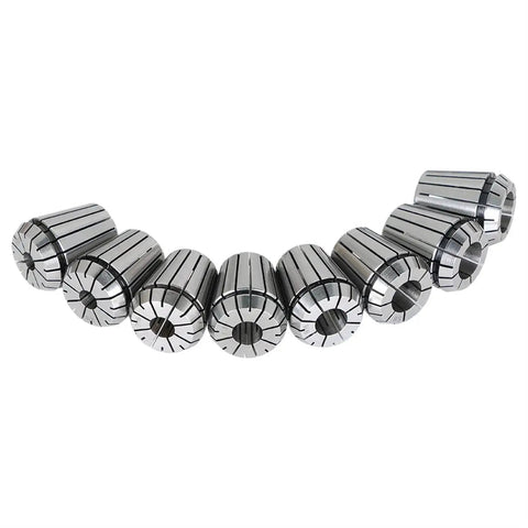 14 Piece ER32 Steel Spring Collet Set One Sixteenth Inch Through Three Quarters Inch for CNC Milling Chuck and Lathe Tool Holder