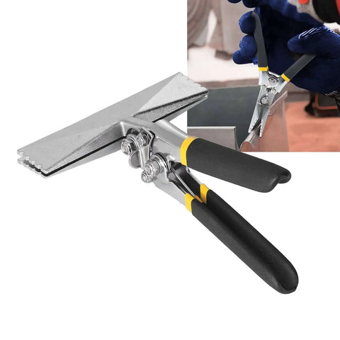 Heavy Duty Sheet Metal Bender Pliers 150mm Straight Style for bending joining and leveling with chrome vanadium construction close-up