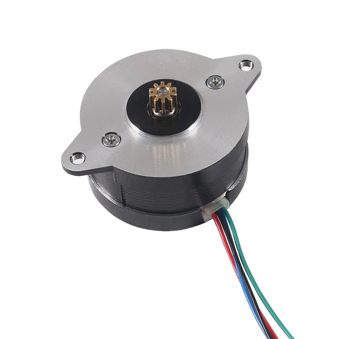 AITIAO 36mm round extruder stepper motor with metal faceplate and gear hub, 47.2-inch cable for 3D printer extruder