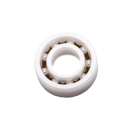 MR115 full ceramic bearing 5x11x4 mm with zirconia balls, white housing