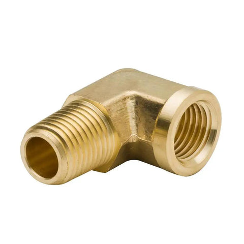One Eighth Inch Brass Street 90 Degree Elbow NPT Male To NPT Female Forged Pipe Fitting For Your Home Plumbing DIYs Durable