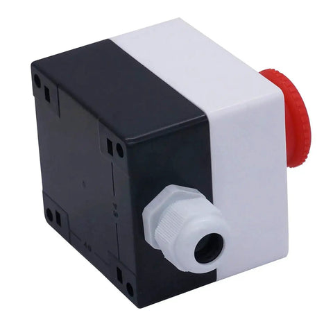 Emergency Stop Push Button Switch 22mm 2NC Red Mushroom Stop Button Box 10A 440V Industrial Safety Switch With 4 Terminals 6KV Uimp