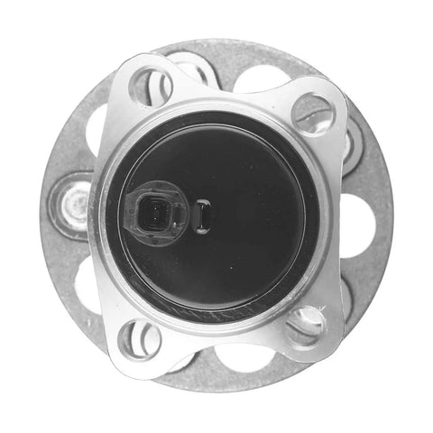Top view of 2 Piece Wheel Hub And Bearing Assembly Replacement Set, part of the Rear Wheel Bearing Hubs Kit For Toyota Prius 2010 2011 2012 2013 2014 2015 And Prius PlugIn 2012 2015