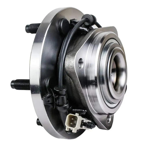 Front view of Front Wheel Hub And Bearing Assembly 5 Lug With ABS Fits 2005 2006 2007 2008 2009 2010 Jeep Grand Cherokee And Commander