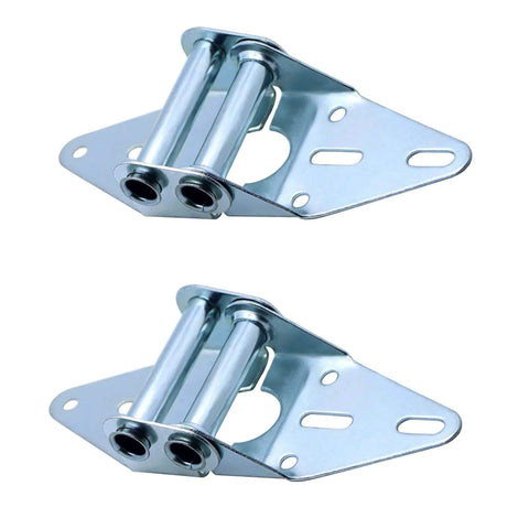 2 Pack Garage Door Hinges With Galvanized Finish Heavy Duty 14 Gauge Steel For Residential And Light Commercial Replacement
