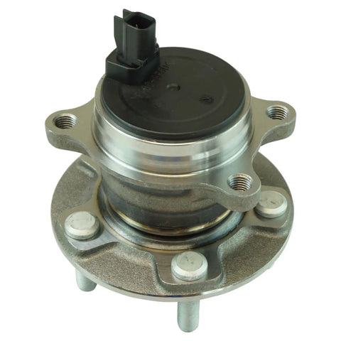 Rear Passenger Side Wheel Bearing And Hub Assembly For Ford Focus 2013 2018 Models Including St Se S 2017 2018 Sel 2012 Without Park Assist Direct Fit Replacement For Easy Installation, front view