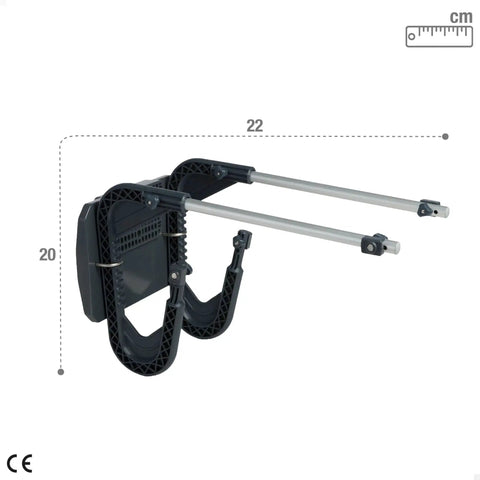 Easy Attach No Fuss Quick Setup Heavy Duty Motor Mount Kit With Marine Plywood And Aluminum Arms for Inflatable Boats Up To 3 HP