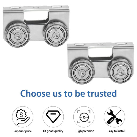 Four Wheel Trolley Assembly For Channel Strut Light Duty Compatible With All One And Five Eighths Inch P1000 P1001 P5000 P5001 P5500 P5501 And Taller Strut Channel In Electro Galvanized Steel For Rust And Corrosion Protection 2 Pack with quality icons