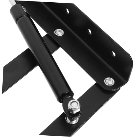 Close-up of Heavy Duty Lift Up Hinge Self Closing Spring Hinges 1 Pair for Drop Leaf Tables Cabinets with durable steel construction.