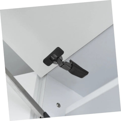 Soft Close Concealed Cabinet Hinges For Kitchen And Bathroom Cabinets With Quiet Damping, Smooth Closing Action, Easy To Install, Versatile Cabinet Door Hardware For Home Furniture By LIFKICH installed on a cabinet door