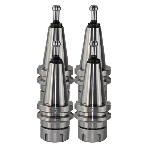 Beefy Four Pack CNC Tool Holder ER32 Collet Chuck 70 Balance G2.5, 25000 RPM, Stainless Steel, High Speed Milling Lathe Drill Fixture for Processing Machines