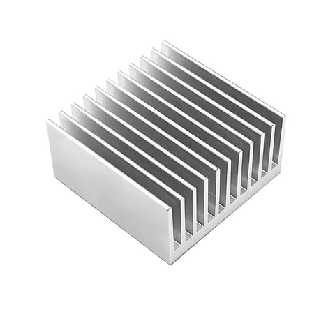 Beefed-Up Set Of Four 40mm Aluminum Heatsinks With Pre-Applied Thermal Conductive Tape, 40mm By 40mm By 20mm High Efficiency Cooling