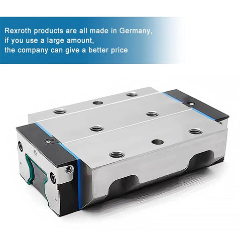 Single Slider Block R18536312X, compact slide unit with sealed ball bearing, precision guide compatible