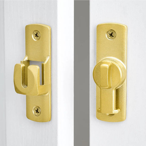 90 And 180 Degree Adjustable Barn Door Lock For Privacy And Security, Easy Install Sliding Door Latch Fits Barn Doors Cabinets Gates