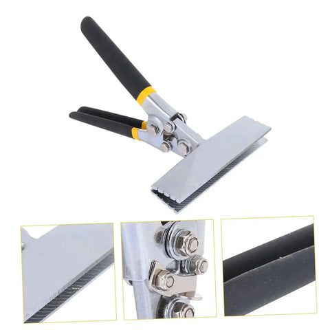 Ergonomic Hand Seamer Tool For Metal Bending With Built Tough Durable Construction And Wide Head For HVAC Ductwork And DIY Projects