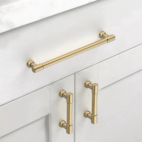 10 Pack 7.5 Inch Champagne Bronze Cabinet Pulls For Kitchen Cabinets Drawers And Cupboards Durable Rust Resistant Solid Metal Handles Installed